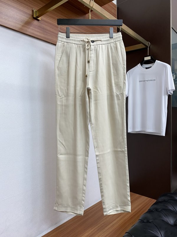 봄여름 신상 정방적 면린 캐주얼 팬츠 001-231099