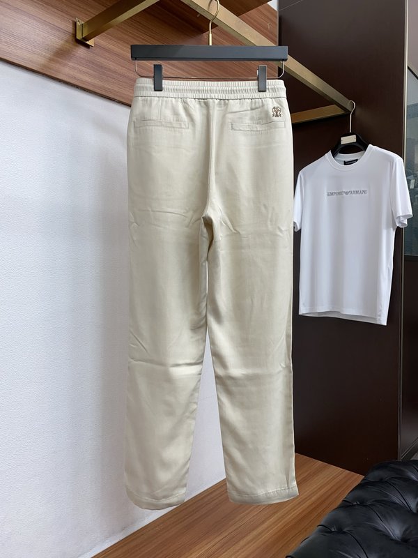 봄여름 신상 정방적 면린 캐주얼 팬츠 001-231099