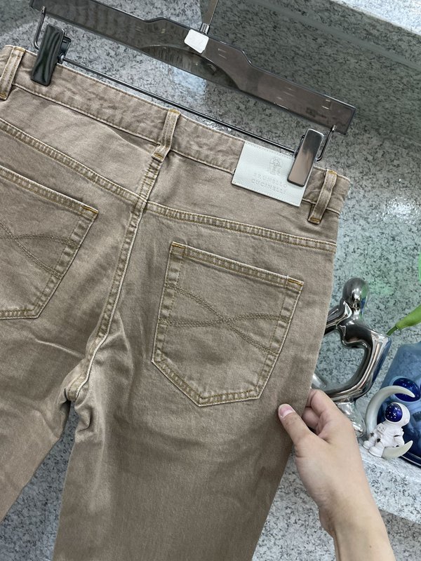브루넬로 쿠치넬리 남성 슬림 스트레이트 진 001-231136