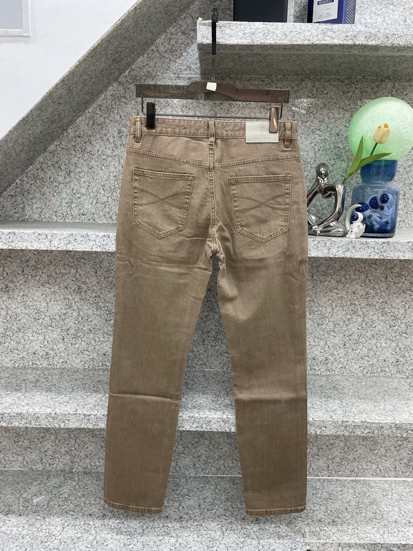 브루넬로 쿠치넬리 남성 슬림 스트레이트 진 001-231136