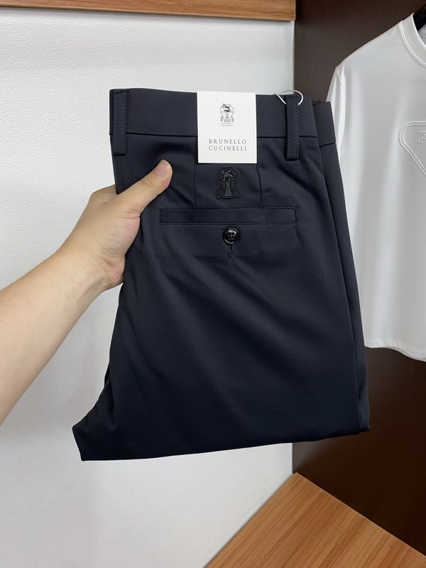 남성 워싱 데님 캐주얼 정장 바지 001-231137