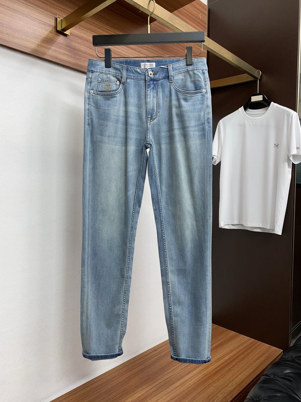 장면 면 슬림 핏 스트레이트 진 001-231149