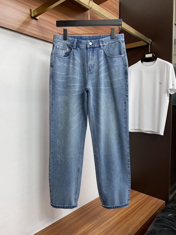 장면화 면 슬림 스트레이트 진 001-231160