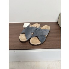 브루넬로 쿠치넬리 양가죽 일체형 슬리퍼 001-231165