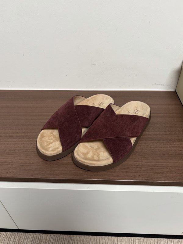 양모 일체 양경 벨벳 두꺼운 바닥 슬리퍼 001-231189