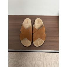 양모 일체 양경 스웨이드 두꺼운 바닥 슬리퍼 001-231191