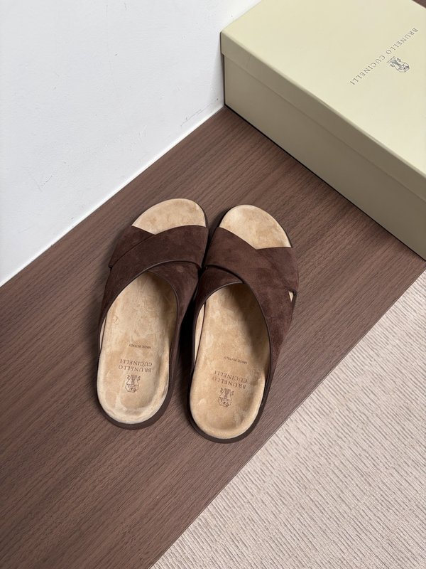 양모 일체 양경 스웨이드 두꺼운 바닥 슬리퍼 001-231195