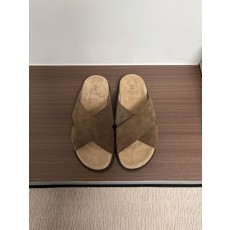 양모 일체 양경 스웨이드 두꺼운 바닥 슬리퍼 001-231207