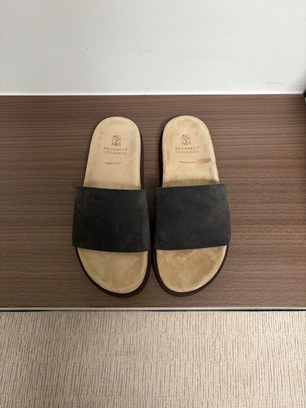 양모 일체 양경 두꺼운 바닥 슬리퍼 001-231215