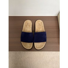 브루넬로 쿠치넬리 양피 일체형 슬리퍼 001-231217