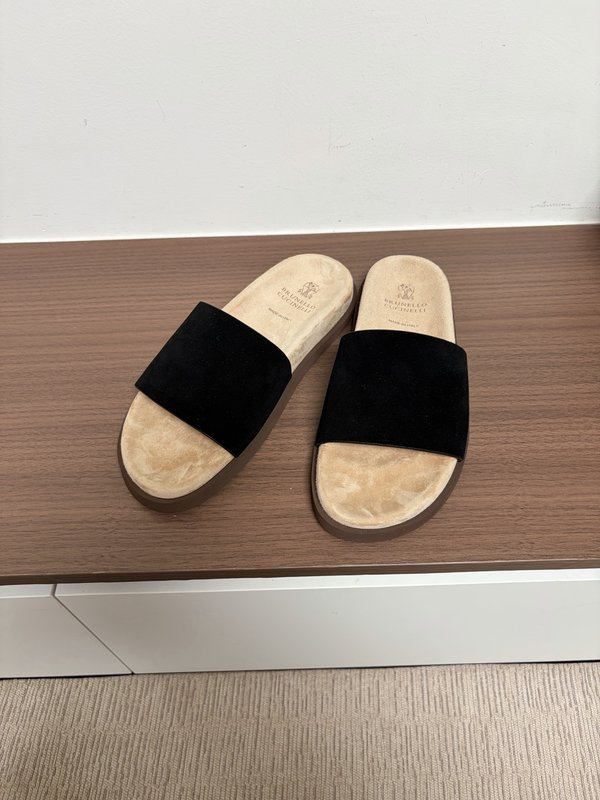 양모 일체 양경 두꺼운 바닥 슬리퍼 001-231218