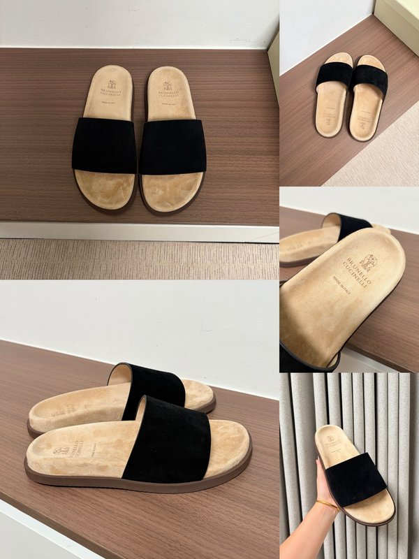 양모 일체 양경 두꺼운 바닥 슬리퍼 001-231218