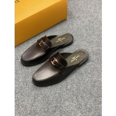 루이비통 남성 샌들 가죽 슬리퍼 001-231265