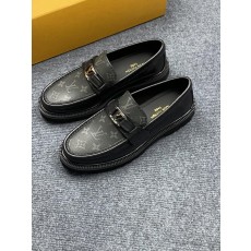 루이비통 룩셈부르크 시리즈 남성 가죽 신발 001-231273