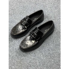 루이비통 남성 엠보싱 가죽 구두 001-231277