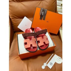 에르메스 스타일 수제 양가죽 커플 슬리퍼 001-231453