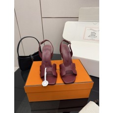 에르메스 클래식 H 버클 하이힐 샌들 001-231469