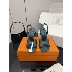 에르메스 클래식 H 버클 하이힐 샌들 001-231479