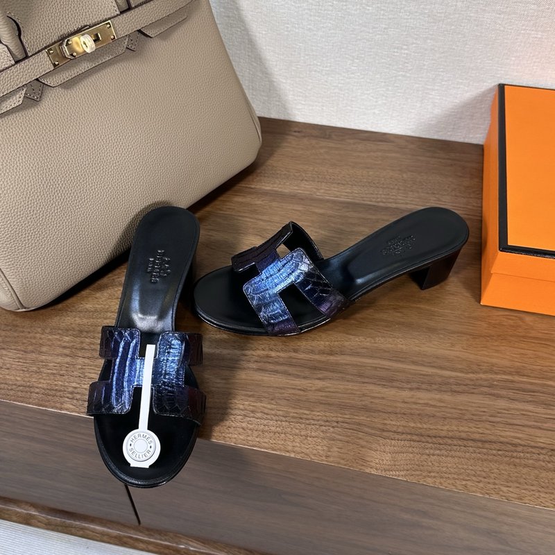 에르메스 H 슬리퍼 오란 샌들 시리즈 001-231510