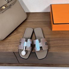 에르메스 H 슬리퍼 오란 샌들 시리즈 001-231525