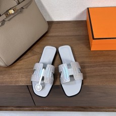 에르메스 H 슬리퍼 오란 샌들 시리즈 001-231532