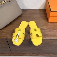 에르메스 H 슬리퍼 오란 샌들 시리즈 벨벳 소재 001-231614