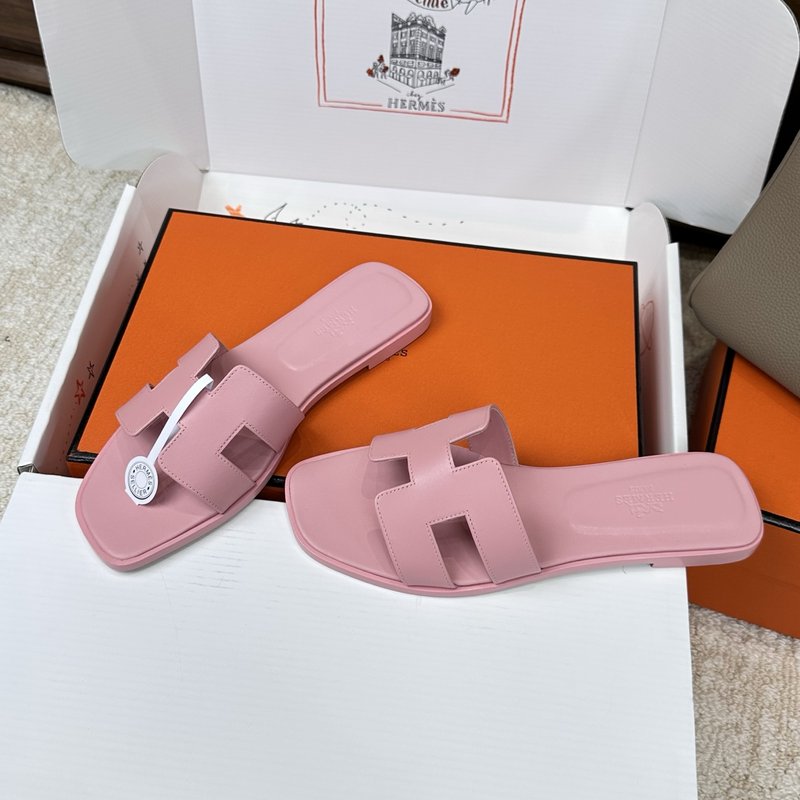 에르메스 H 슬리퍼 오란 샌들 시리즈 001-231629