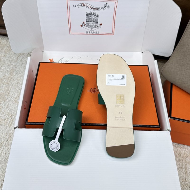 에르메스 H 슬리퍼 오란 샌들 시리즈 001-231636