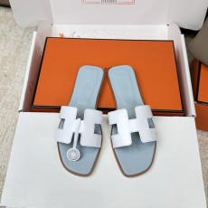 에르메스 H 슬리퍼 오란 샌들 시리즈 벨벳 소재 001-231649