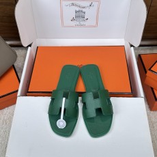 에르메스 H 슬리퍼 오란 샌들 벨벳 소재 001-231698