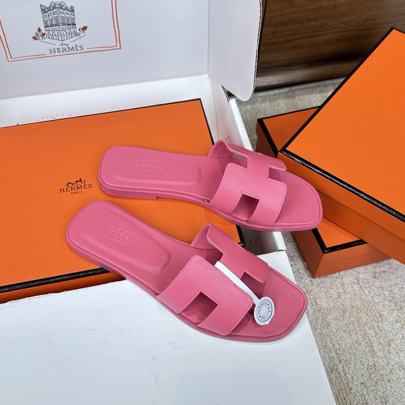 에르메스 H 슬리퍼 오란 샌들 시리즈 001-231737