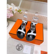 에르메스 H 버클 가죽 플랫슈즈 001-231744