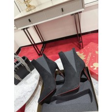 크리스찬 루부탱 뾰족코 스틸레토 힐 첼시 부츠 001-231846