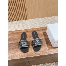 디올 봄여름 신상 자수 가죽 슬리퍼 001-231884