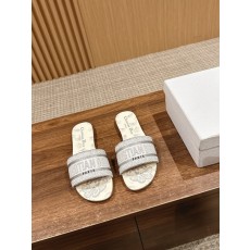 디올 봄여름 신상 자수 플랫 슬리퍼 001-231916