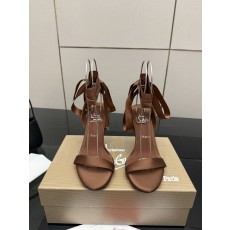 크리스찬 루부탱 실크 라인스톤 스트랩 힐 001-232003