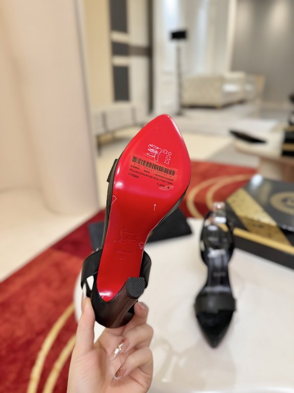 뾰족한 발가락 원 스트랩 플랫폼 하이힐 샌들 001-232032