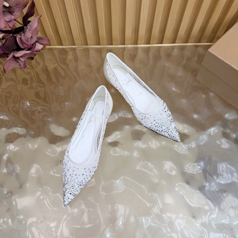 레드솔 메쉬 다이아몬드 장미 하이힐 001-232052