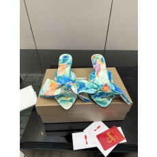 크리스찬 루부탱 실크 하이힐 샌들 001-232071