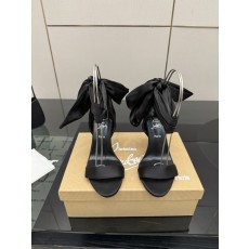 크리스찬 루부탱 레드솔 실크 하이힐 샌들 001-232082
