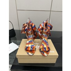 크리스찬 루부탱 실크 하이힐 샌들 001-232084