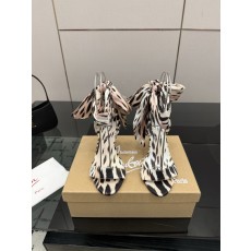 크리스찬 루부탱 레드솔 실크 하이힐 샌들 001-232085