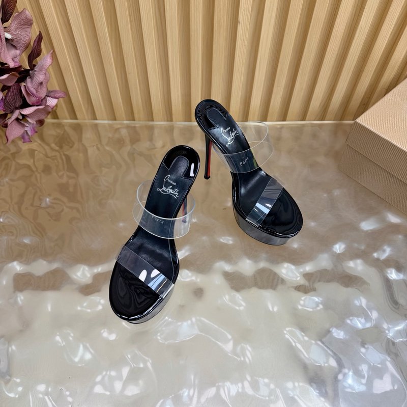레드솔 장미 크리스탈 하이힐 001-232088