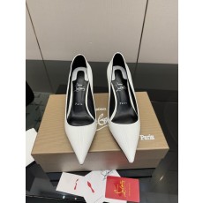 레드솔 뱀무늬 크리스탈 하이힐 001-232118
