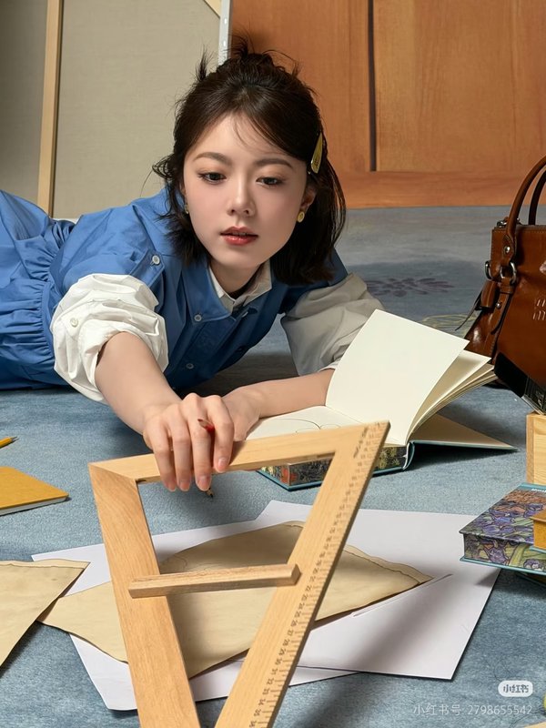 미우미우 화이트 칼라 웨이스트 셔츠 원피스 001-232281