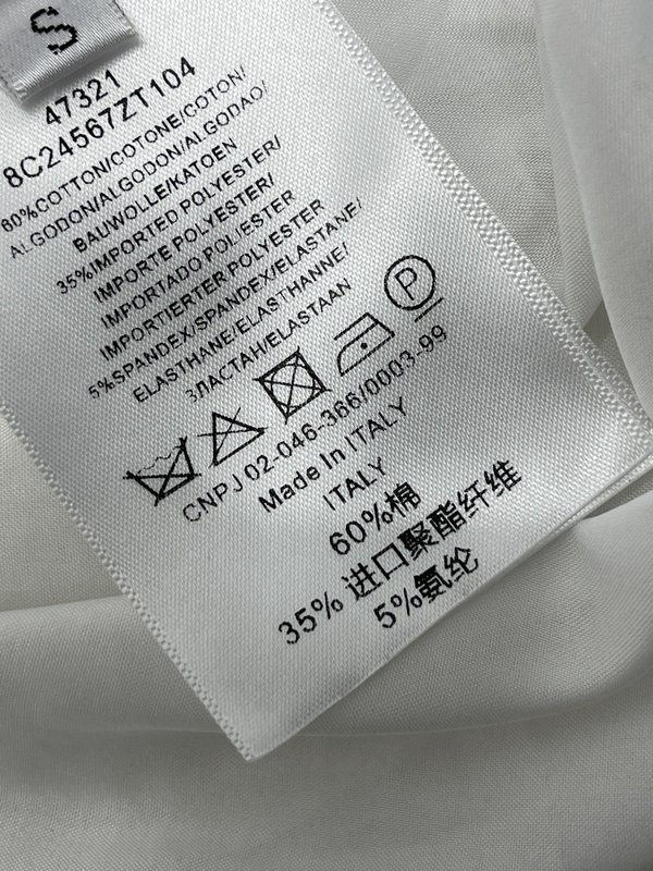 미우미우 인형 칼라 민소매 레이스 셔츠 001-232335
