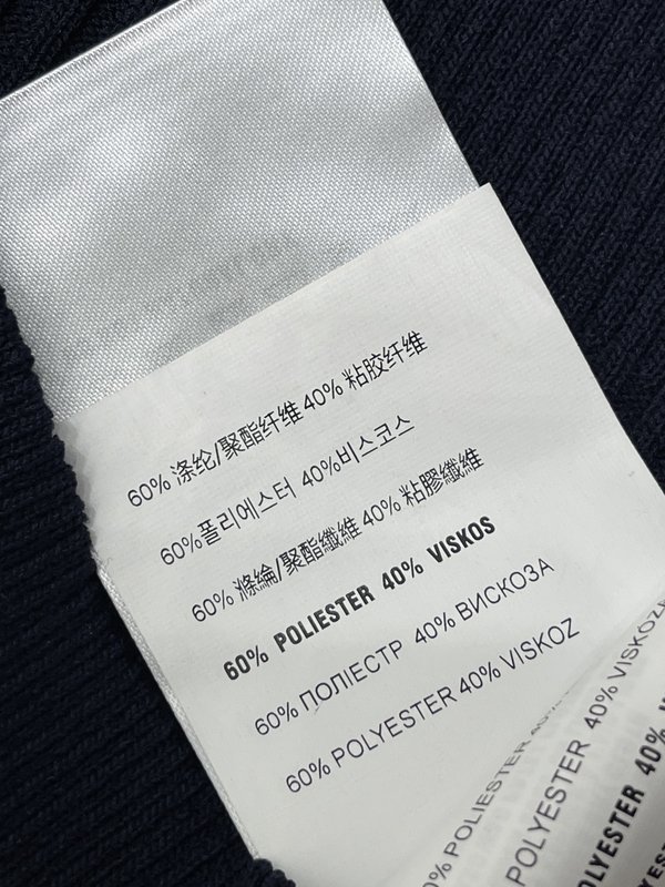 미우미우 진주 장식 칼라 니트 반팔 001-232400
