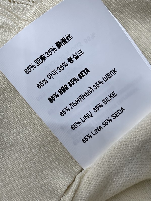 미우미우 칼라 리본 레이스 니트 반팔 001-232477