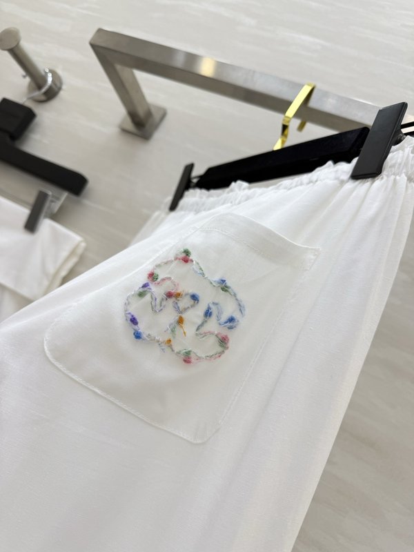레인보우 버클 하이웨스트 와이드 팬츠 001-232885