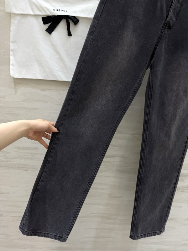 샤넬 클래식 스쿨백 버클 데님 팬츠 001-232956